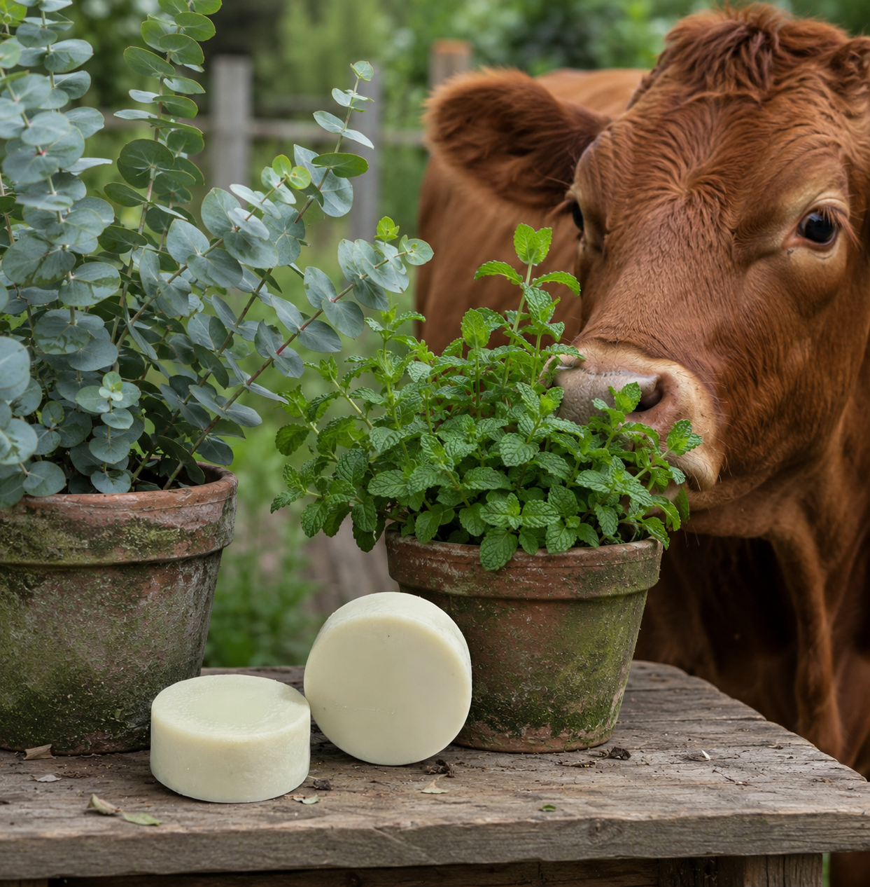Peppermint & Eucalyptus Tallow Soap Bar