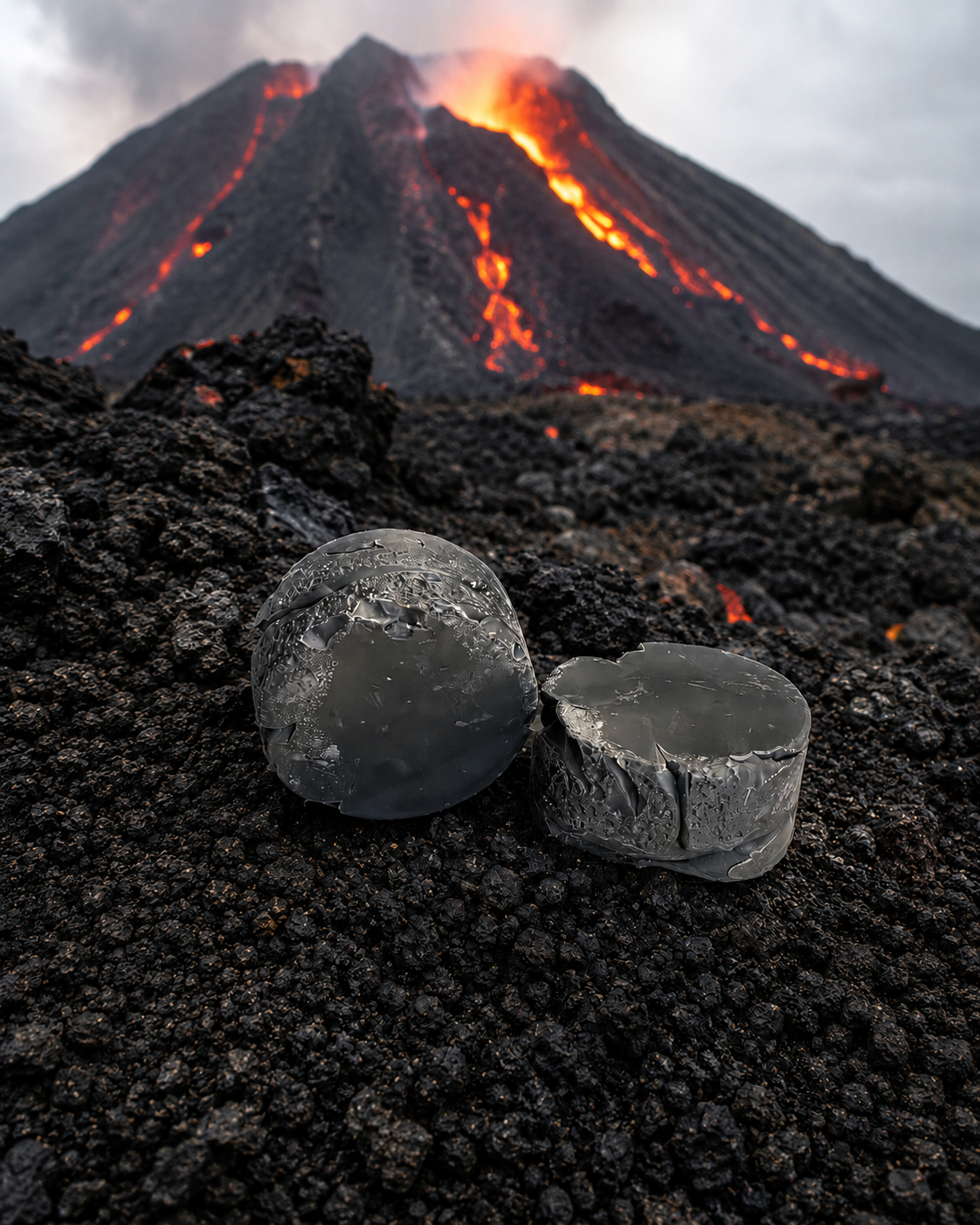 “Volcanic” Vanilla Musk Scented Soap Bar