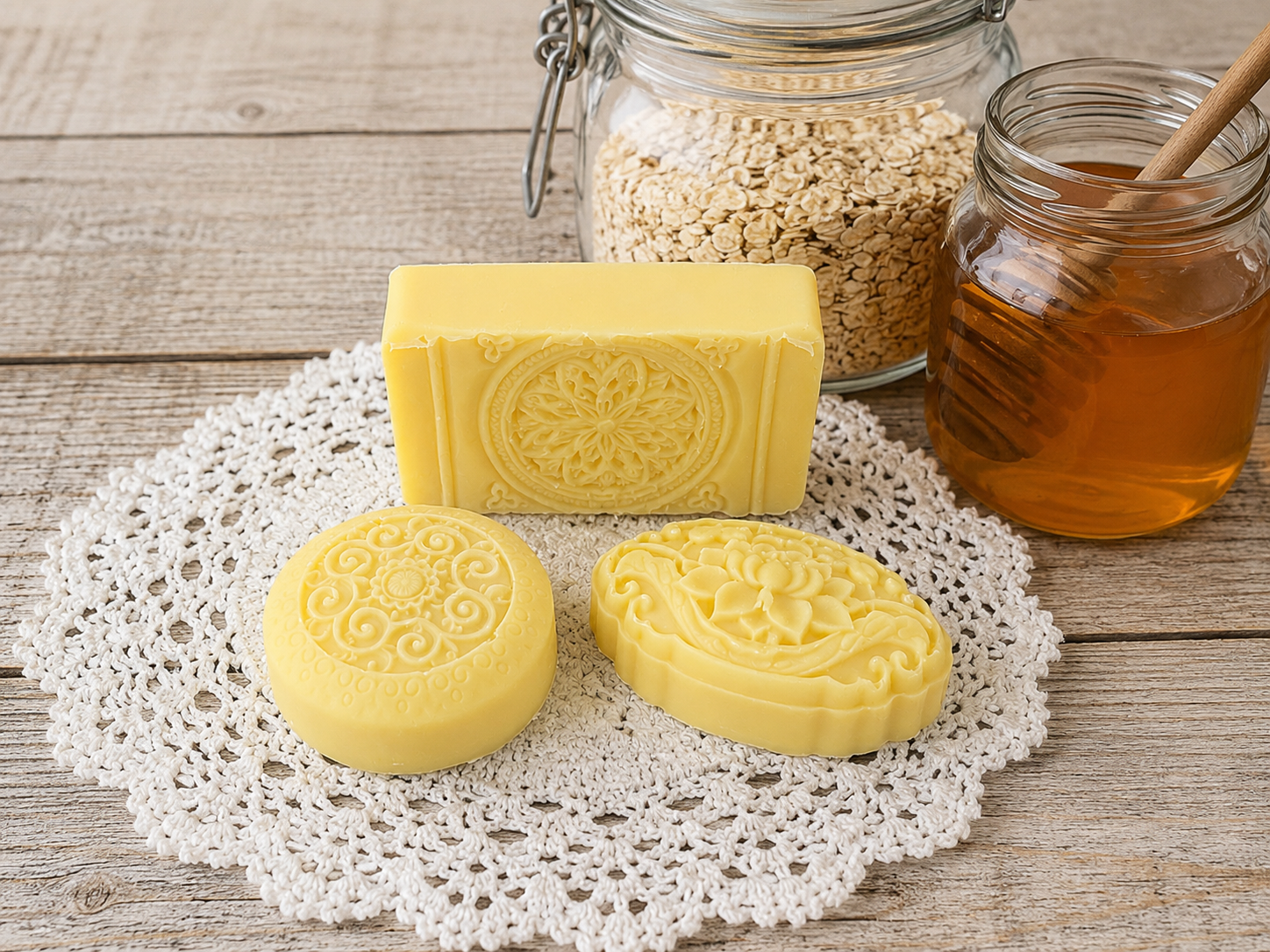 Oatmeal & Honey Soap Bar (Romanesque Set)