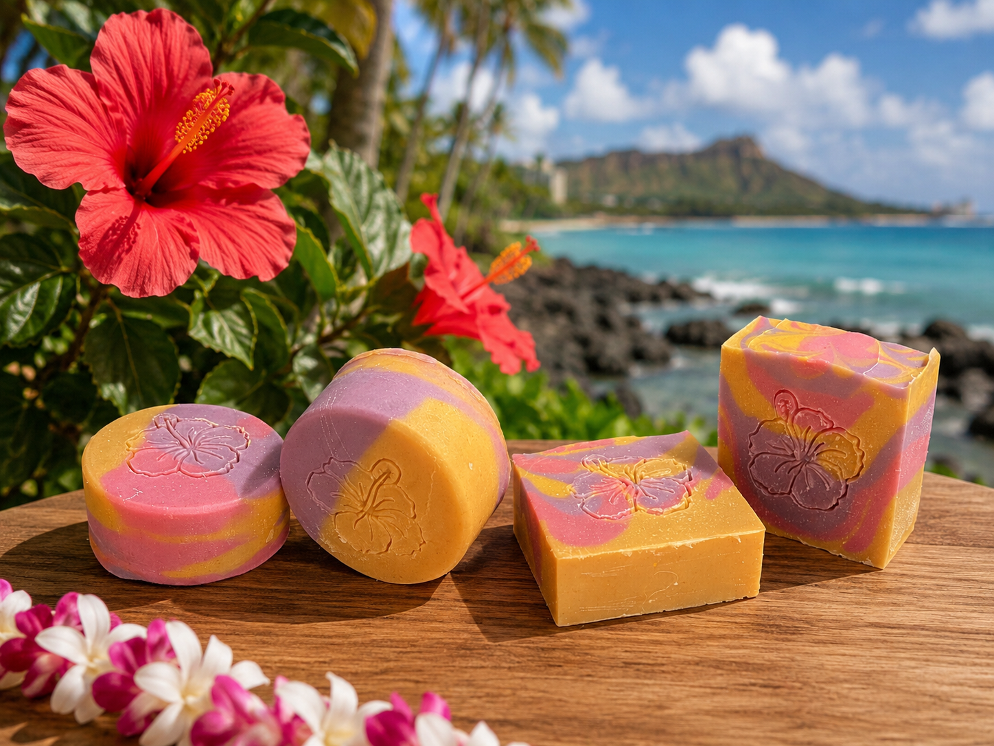 Hawaiian Hibiscus Scented Soap Bar