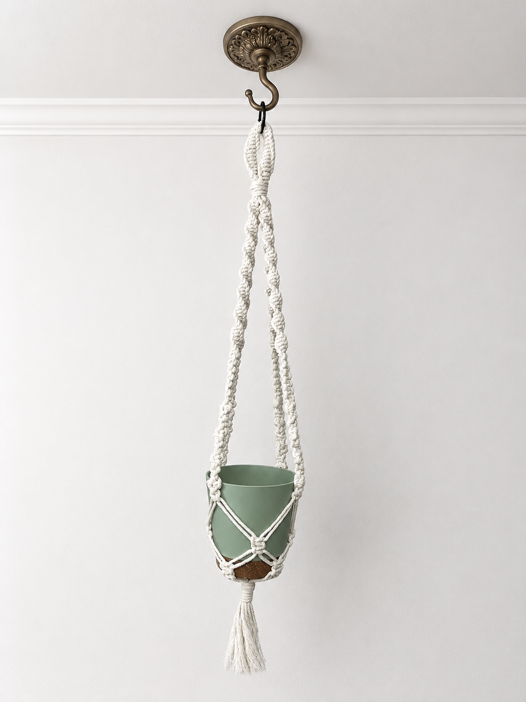 Macrame Plant Hanger Style #11