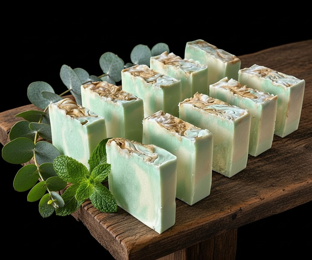 Minty Eucalyptus Scented Soap Bar